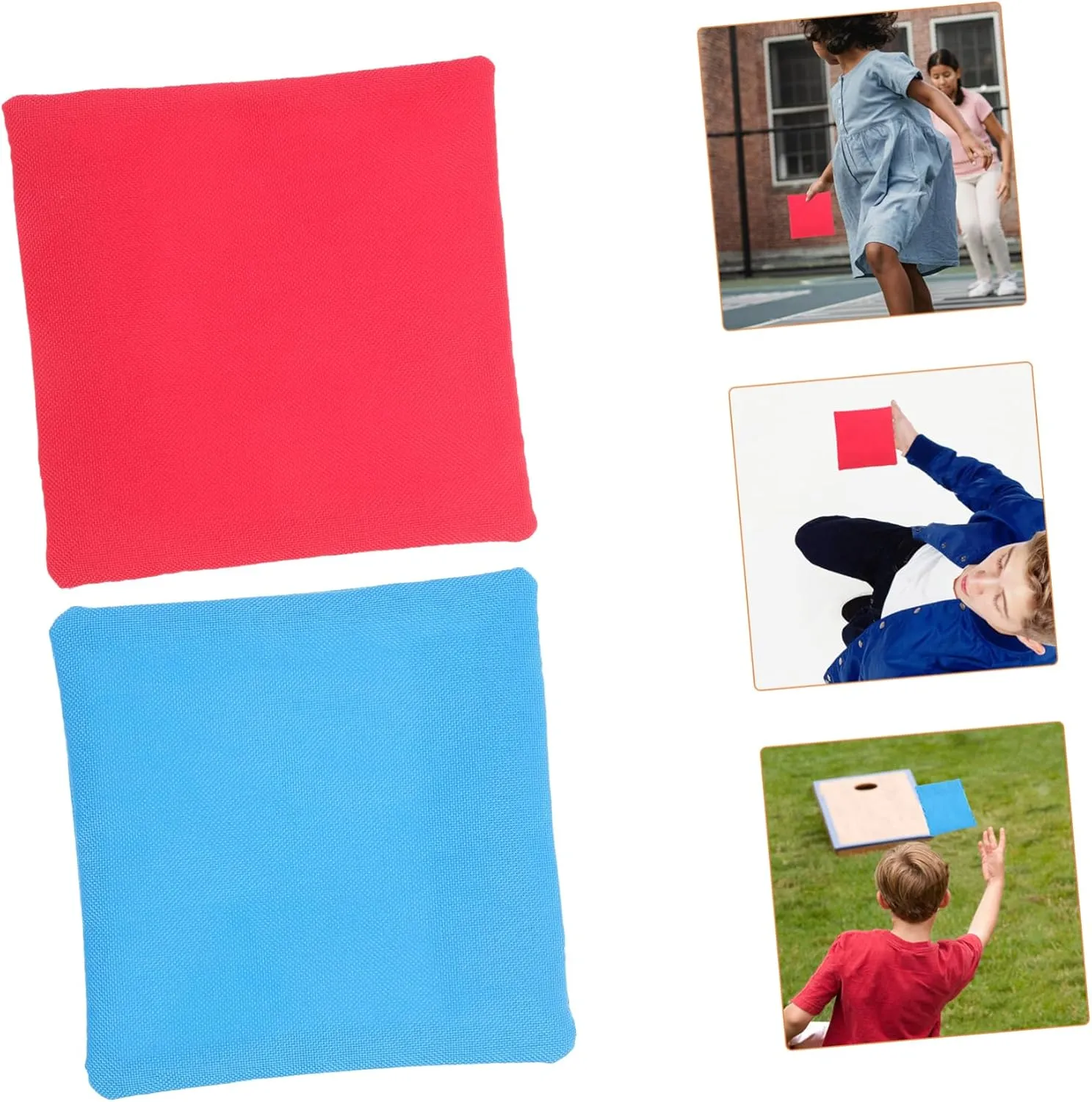 Bags for Outdoor Party Games Small Bean Bag Toss electromagnetic Bright Colored Plaything for Yardwe Canvas Juggling Bean 