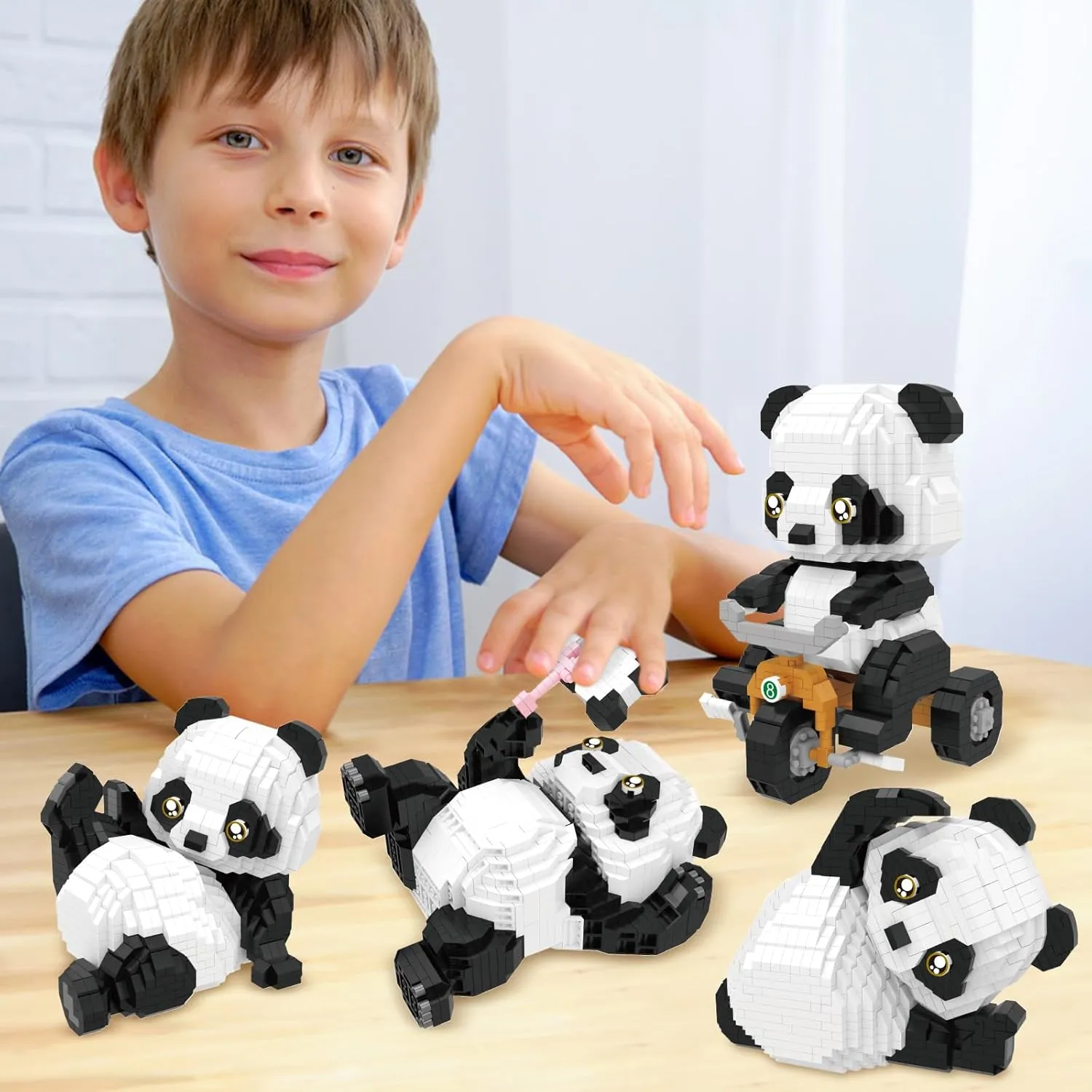 Bags$ interview oak Party Favors for Boys Girls 12  14 $ Christmas Birthday Gift for Kids$ Carnival Prizes Panda Micro Mini Building Toy Bricks for Adults$ 1064 PCS Mini Building Blocks Animals Sets for Goodie 