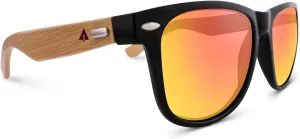 Bamboo Sunglasses Temples Classic track Retro Square Wood Sunglasses Treehut Wooden 