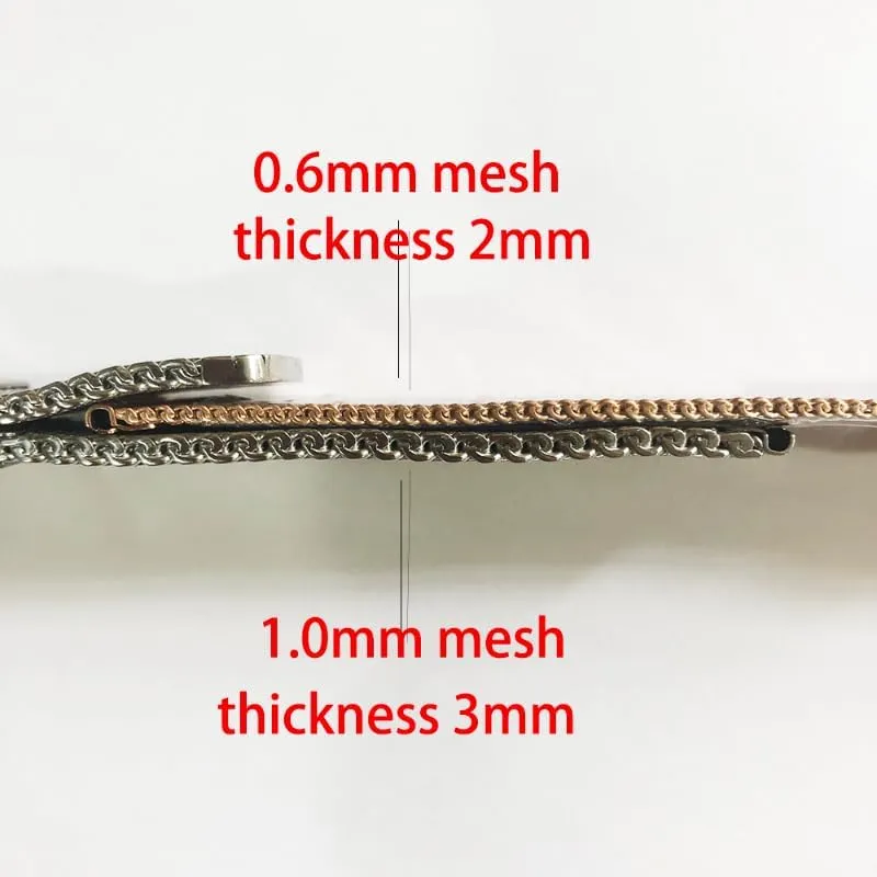 Band For 18/20/22/24mm Universal Milanese Stainless Steel Strap crime Wrist Belt Bracelet 1.0mm Mesh Watch 