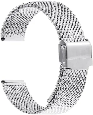 Band For 18/20/22/24mm Universal Milanese Stainless Steel Strap crime Wrist Belt Bracelet 1.0mm Mesh Watch 