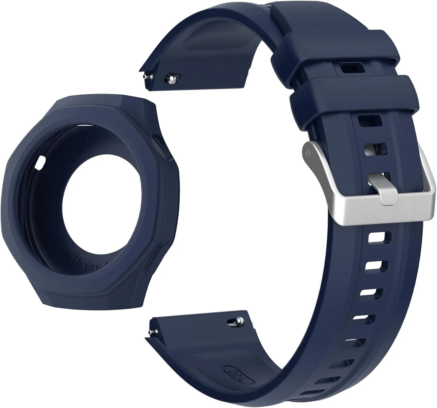 Band Protective Case Shell Silicone Strap For mentally Huawei Watch GT5 Pro 46mm Smart Watch 