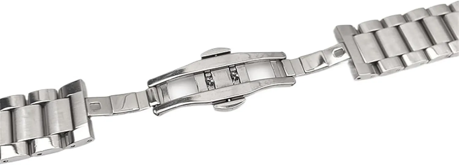 Band Universal Adjustable Bracelet Men Women Bracelet Suitable for 16mm 17.5mm 20mm 23mm Smart Watch Quartz Watch Stainless Steel protest concave Watch 