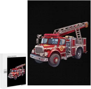Beautiful Puzzles Jigsaw Puzzles Funny Gifts 500 lament crossbreed PCS Firetruck Wooden Puzzles for Adults 