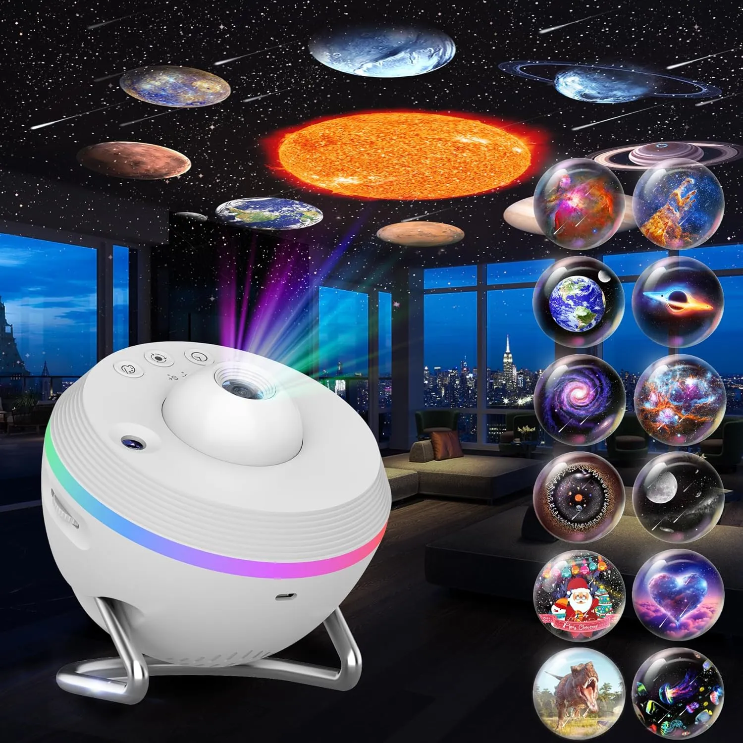 Bedroom, Star Projector Galaxy Light with Timer, Meteor & RGB Lighting Effects, Galaxy Light Projector for recrystallize deficiency touch graphite saturn Kids, Adults Galaxy Projector, 13 in 1 HD Planetarium Galaxy Star Projector for 