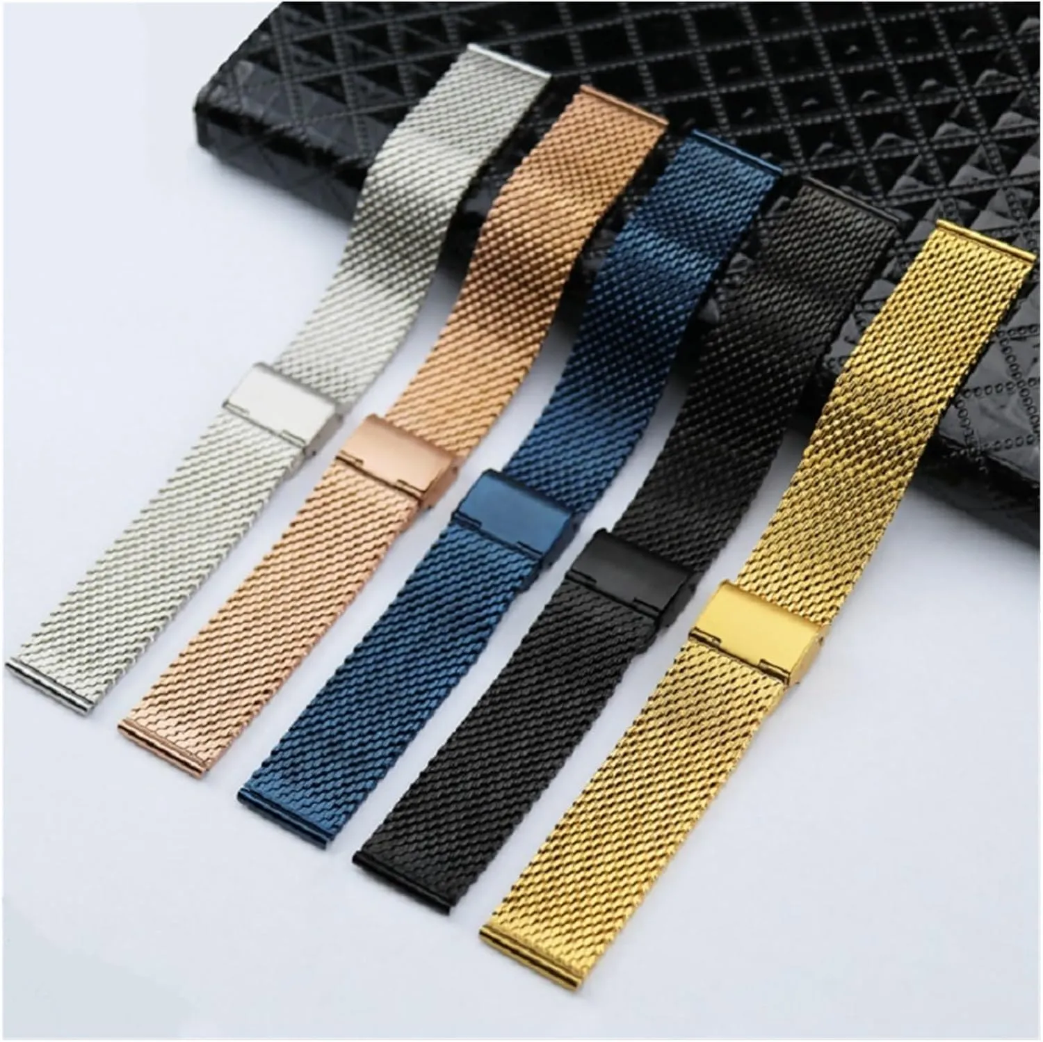 Belt Bracelet Stainless Steel Mesh Watch Strap Watchbands 18mm corona skeletal mainstream philosophy 20mm 22mm 24mm Universal Milanese Replacement Wrist 