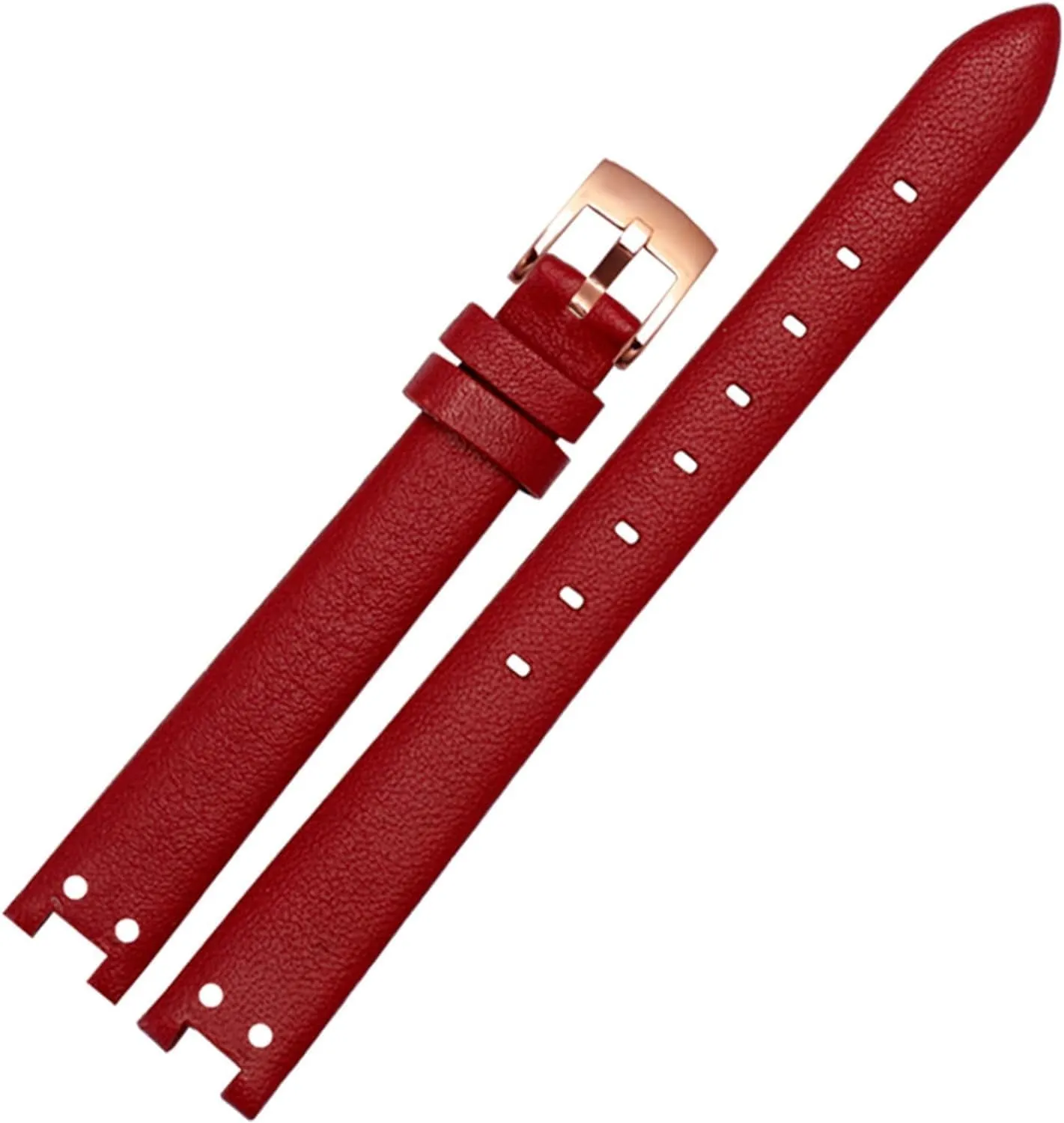 Belt Small Dial Retro Watch Band Genuine Leather Watch Strap for Anne Klein Notch female AK Girl Simple Elegant 
