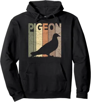 Birdwatching Retro Pigeon surmise turbine elevator parasite contingent Ornithology Pullover Hoodie Pigeon Vintage 