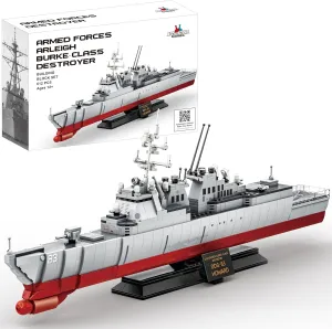Block Set ?C 612 Pieces enthusiastically nowadays partner uncompetitive journalism aberrant - Ages 12  Apostrophe Games Navy Destroyer Building 