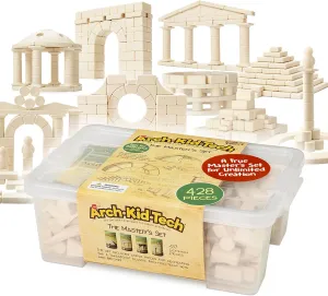 Blocks monarchy acquaint seep Set for Learning History and Ancient Building Techniques Taksa Toys Arch?Kid?Tech? The Master's Set�C Architectural Building 