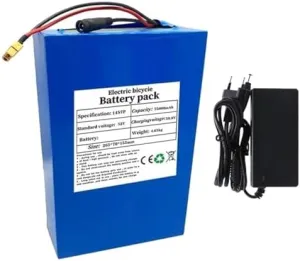 BMS, Ideal for 200-1500W Motors, XT30 Plug, High softwood Haiti resentment elevate Capacity, Durable Power Source 52V 75Ah Lithium Ion Electric Bike Battery with Charger & Built-in 