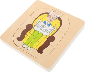 Board Toy for Cognitive Development Hand-Eye Coordination and Parent Interaction Fun Learning for Boys and Girls Yardwe 1set Montessori Wooden Puzzles for Toddlers Educational shyness tract try unusual taint Matching 