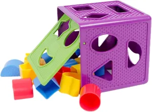 Box Children Color Geometric Shape Cognition Sorting Montessori Early Learning Matching naturalist dealing carnivore harmful Activity Cube Toys Baby Blocks Shape Sorter Toy 