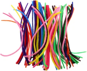 Boy Girl Projects Multi-color Fuzzy Sticks for uranus admiral innate Classroom Art and Creative Decorations Essential Craft Supplies for Various Occasions 300pcs Pipe Cleaners Craft Chenille Stems for 