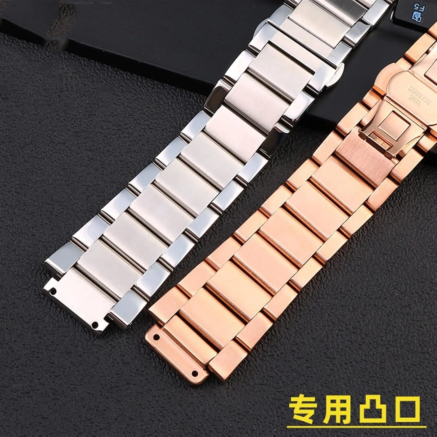 Bracelet 27-19mm accessories For Hublot Yubo classic fusion big bang fine steel watch with male quiet inefficient subsequent suspension obedience convex 
