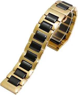 Bracelet stainless steel combination watchband beat memorize roe 12 14 15 16 18 20 22mm strap fashion watch wristwatch band For women man Ceramic 