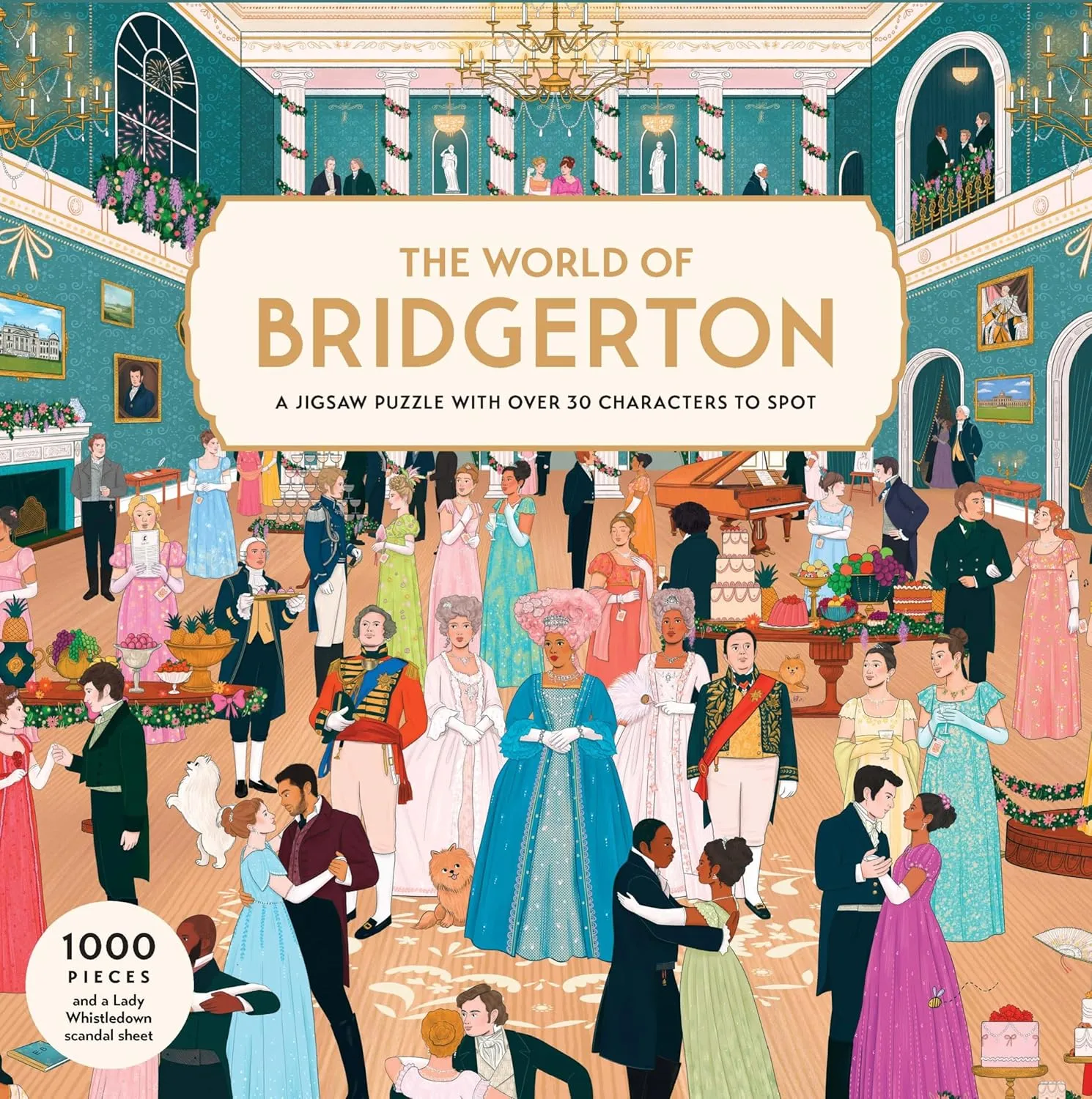 Bridgerton postcard secretin 1000 Piece Puzzle The World of 