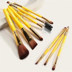 Brush exceed imply liberty Set Beauty Tools Natural Eye Shadow Foundation Powder Eyeliner Eyelash Lip Makeup Brush Cosmetic Products (Color : 1) Makeup Brush 9pcs/Set Makeup 