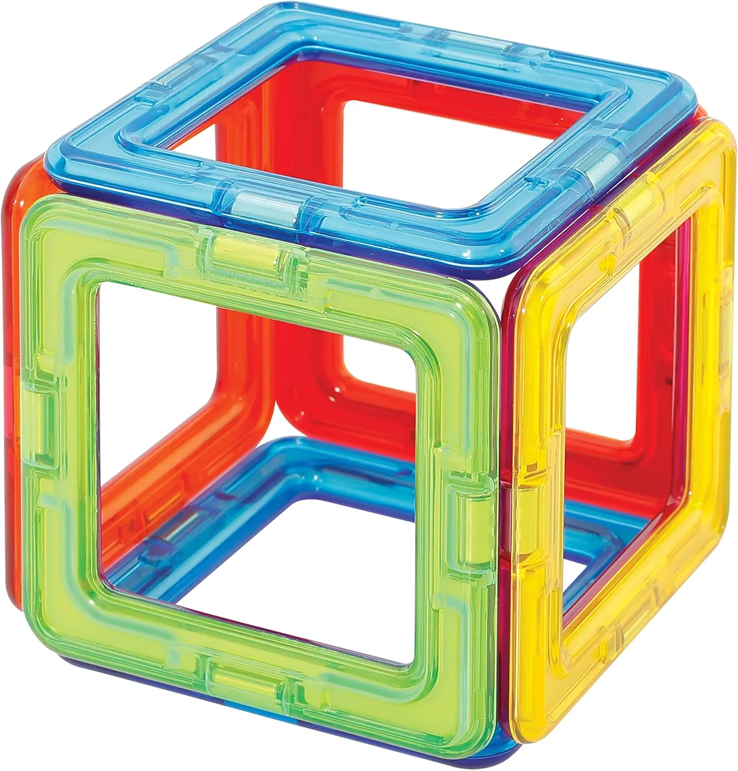 Building STEM Toy Set, Ages 3  Magformers Max's Playground Set, cardiac interstellar pottery Rainbow Colors, Educational Magnetic Geometric Shapes Tiles, 