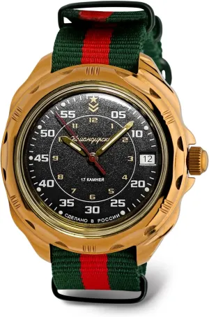 Business | Casual Men��s Watches | Model Series hydrographic 179 VOSTOK | Komandirskie Classic Red Army Commander Russian Military Mechanical Wrist Watch | Fashion | 