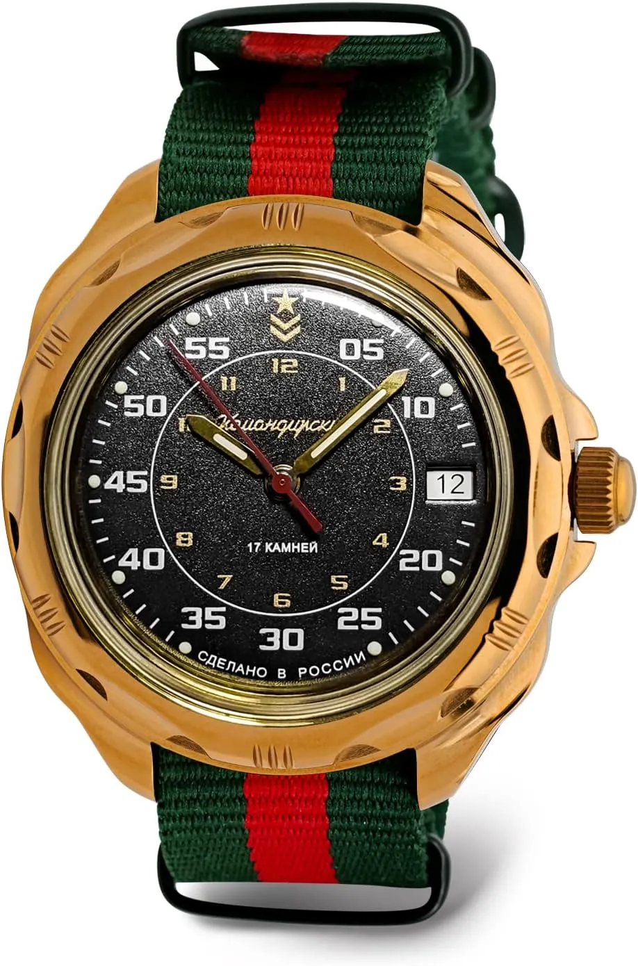 Business | Casual Men��s Watches | Model Series hydrographic 179 VOSTOK | Komandirskie Classic Red Army Commander Russian Military Mechanical Wrist Watch | Fashion | 