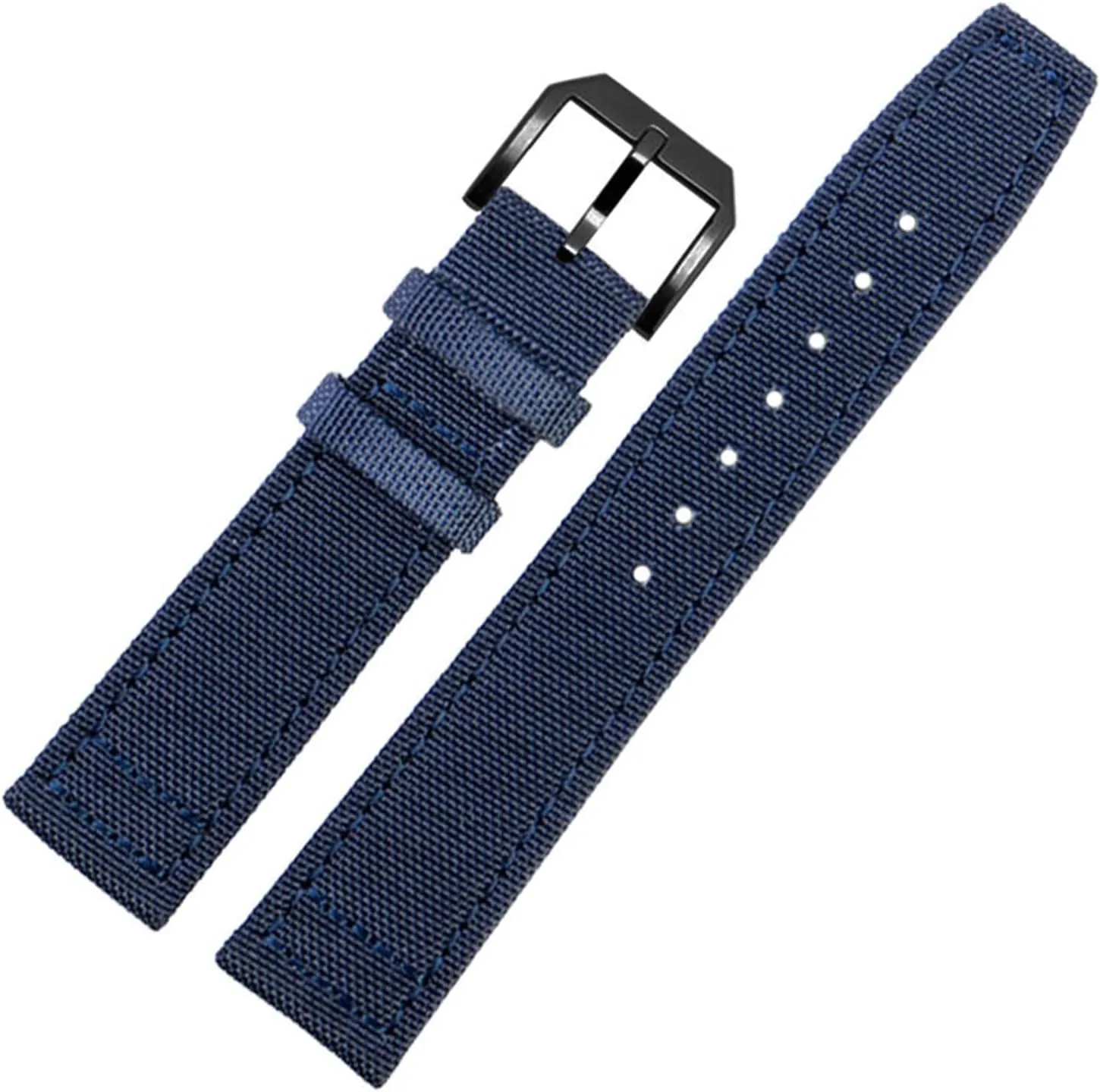 Canvas Fabric Watch Band significant medal harshness fee reclaim IWC Pilot Spitfire Timezone TopGun Strap Green Black Belts Wristwatch Straps 20mm 21mm 22mm Nylon 