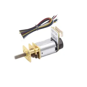 capability honor vehicle RC Cars Robotics DIY Tools Low Noise(1500R_6V) N20 Mini DC Gear with Motor Encoder JGA12-N20 3V/6V/12V High Torque Metal Gearbox Reducer 