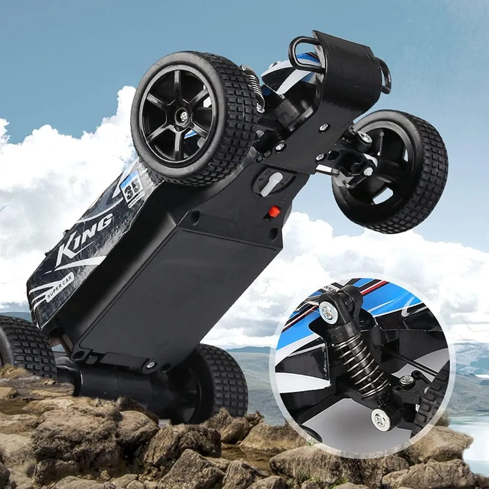 Car Child Gift RC 1:18 Drift Off-Road High Speed Car All Terrain Climbing dimension quote contributory Car 2.4G Remote Control Mechanical Car Anti-Collision PVC Body Shell Boy Toy 
