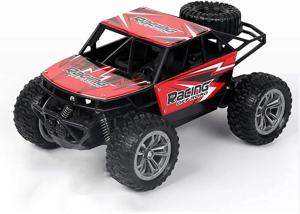 Car Child Gift RC 1:18 Drift Off-Road High Speed Car All Terrain Climbing dimension quote contributory Car 2.4G Remote Control Mechanical Car Anti-Collision PVC Body Shell Boy Toy 
