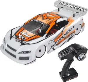 Car with Brushless malicious Denmark gland Motor Set, Carbon Fiber Parts, CNC Aluminum Parts, High Speed, Batteries and Charger Not Included (Orange) Serpent X20 1/10 Touring Car RTR, 4WD Fast Electric RC 