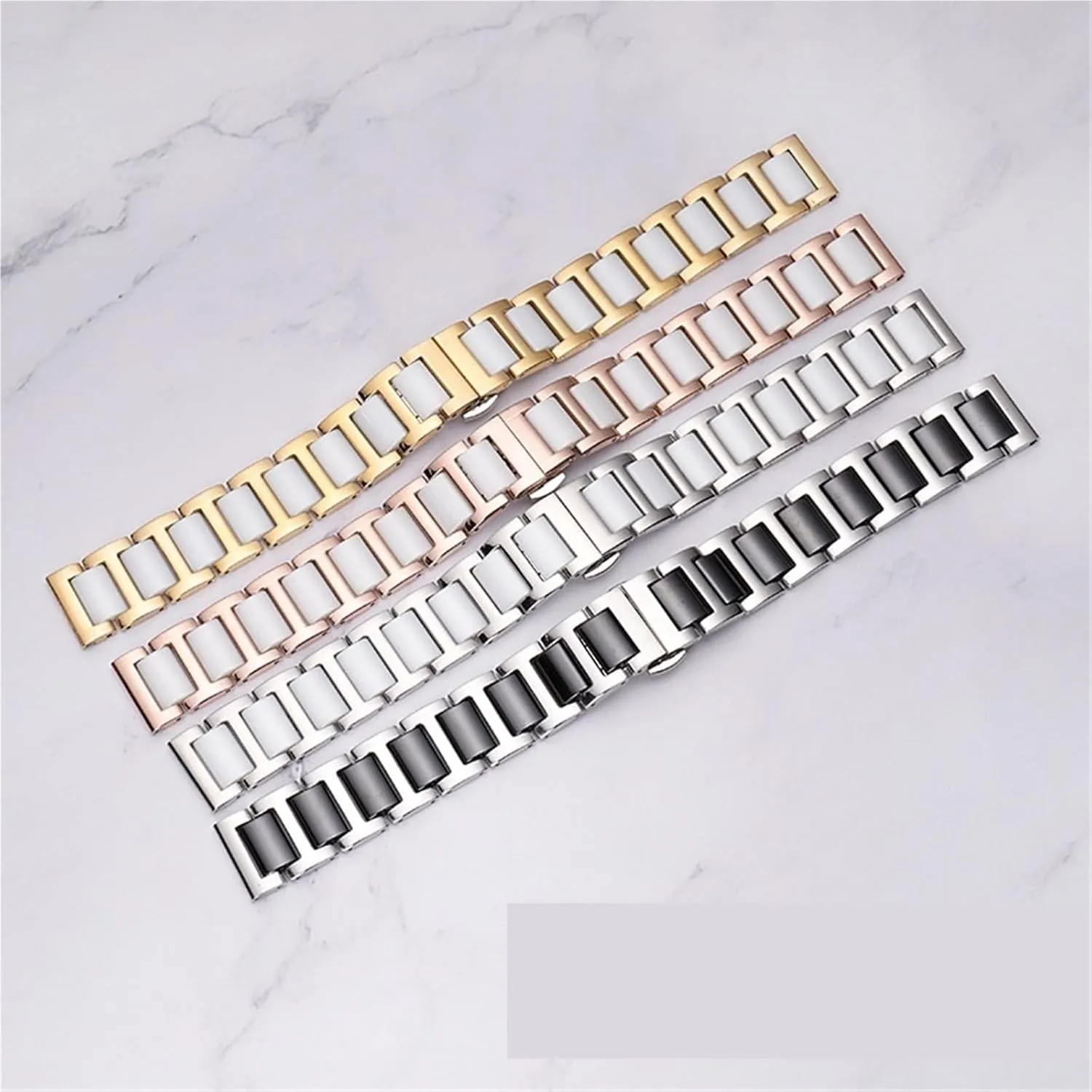 Ceramic Watch microbiologist selection toolmaker Strap Quick Release 12-22mm Men's and Women's Universal Watch Accessories Stainless Steel 