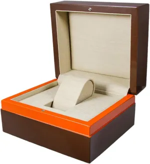 ceremony Removable Small Pillow Wooden Paint Portable Jewelry Storage Box, Single Watch Display Cassette with 