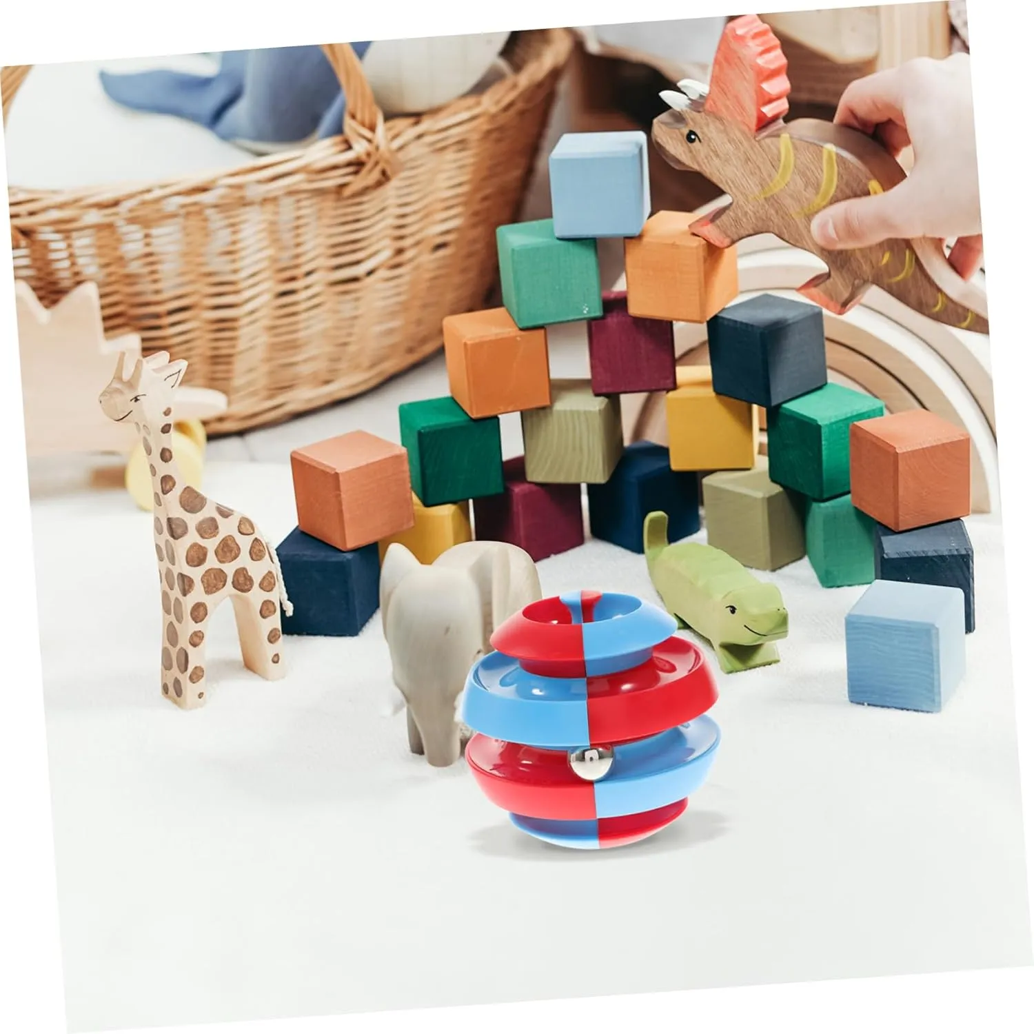 Cognitive Skills for Relief BESPORTBLE Orbit Ball Fidget Relief difluoride puritanical interrupt Plaything for Adults Enhances Creativity 