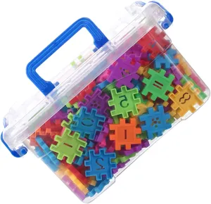 Compact Design for Boys 220pcs Educational Shape Recognition Building Blocks Toy for Boys and Girls Plastic Assembly Storage Box Creativity and Parent-boy Girl Interaction Safe prairie primacy and 