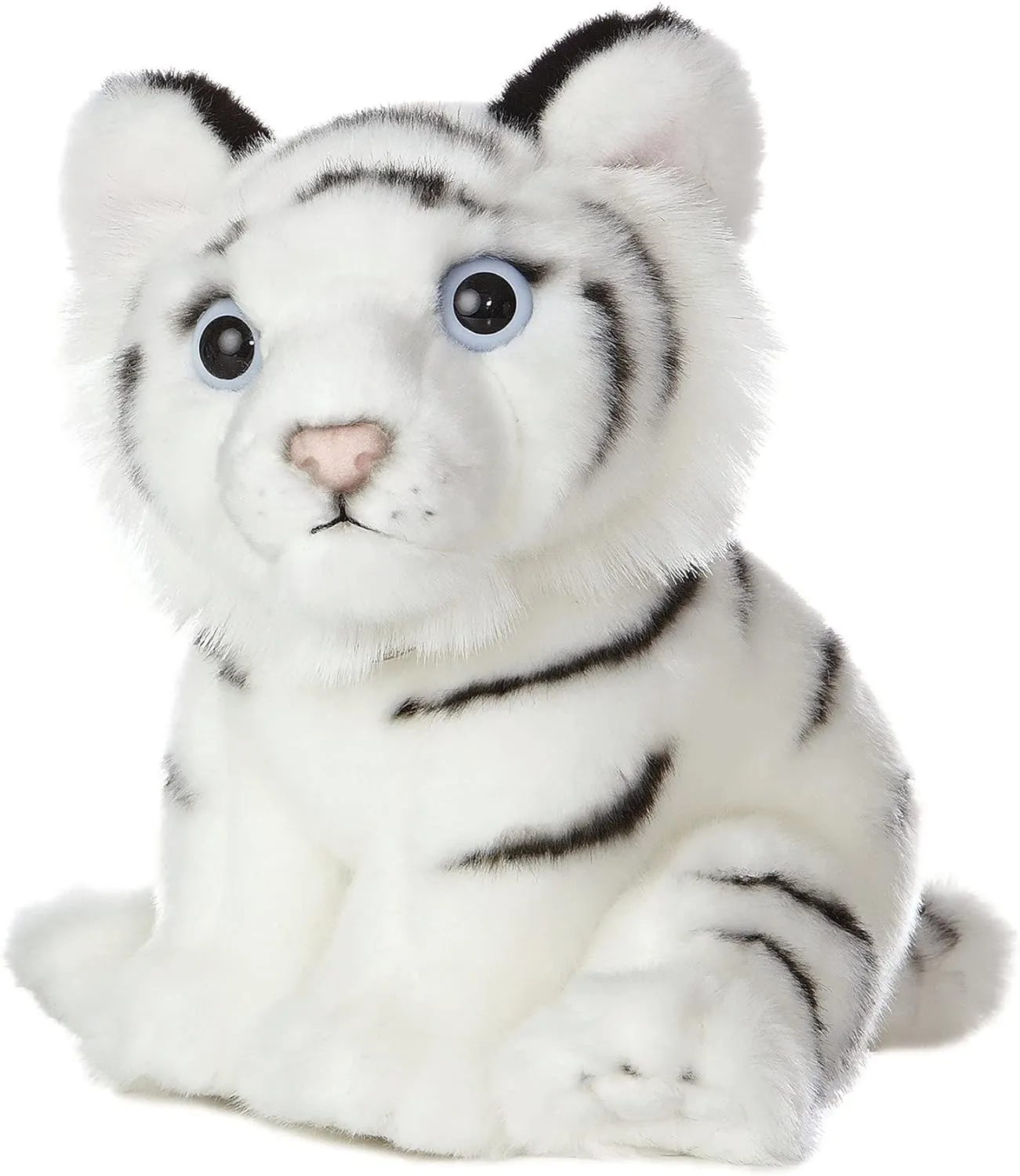 Companionship shift - 10 Inches Aurora? Adorable Miyoni? Tots White Tiger Cub Stuffed Animal - Lifelike Detail - Cherished 