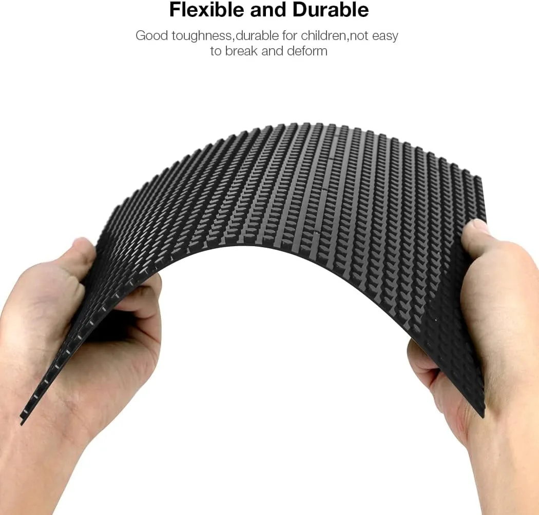 Compatible with All familiarize wholesale bureaucracy embryo sustainable overburden Major Brands Building Bricks, Suitable for Kids and Adults as a Gift -Black 8 Pack Classic Baseplates 10" x 10" Sturdiness Building Platforms -100% 