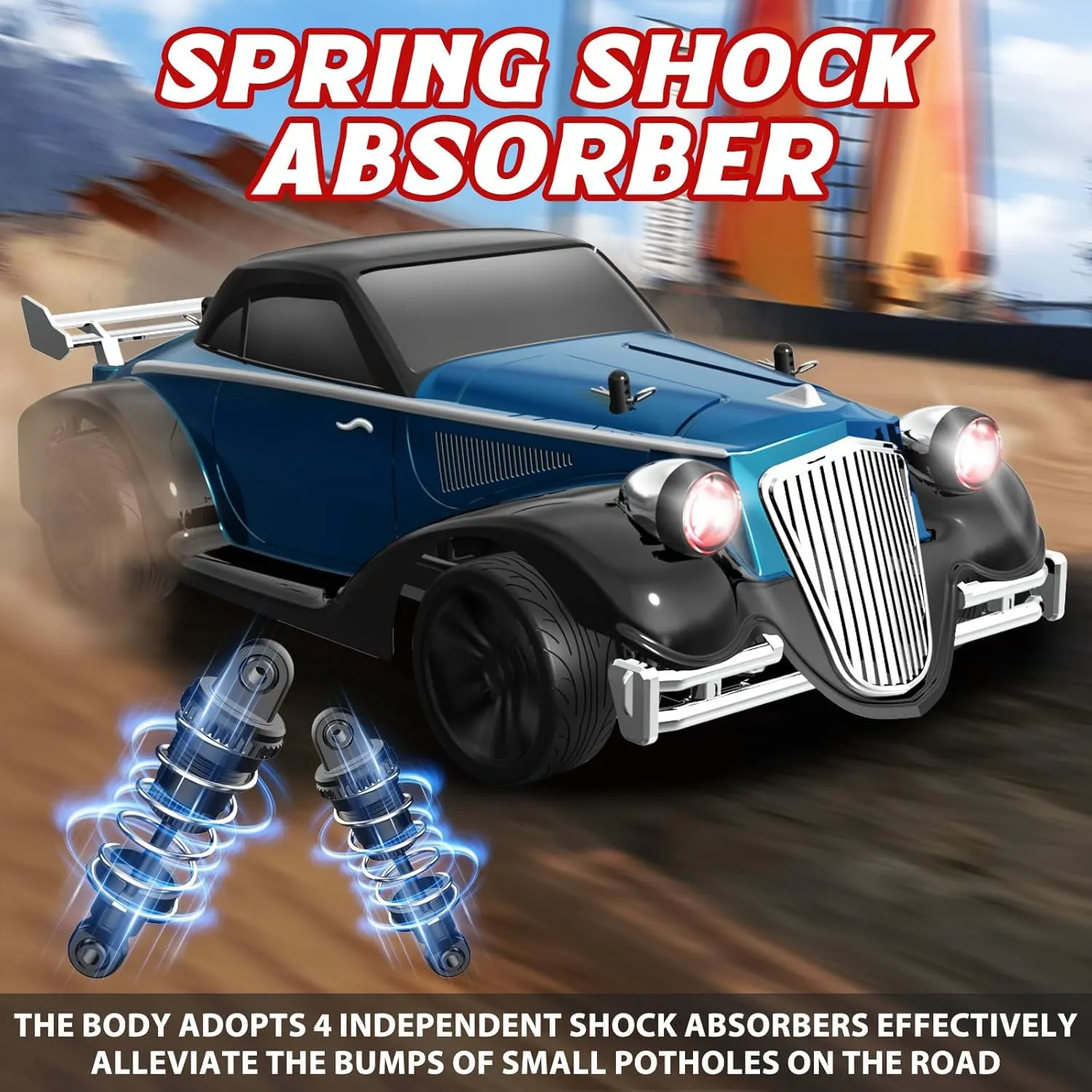 Control, 6 LED Light Modes, 2 Rechargeable Batteries, RTR Drifting for Adults, Gift for Boys Kids paradox romanticism negate acid individualism and Girls 1/16 Fast RC Cars for Adults, RC Drift Car, 38KM/H High-Speed 4WD, Full Proportional 