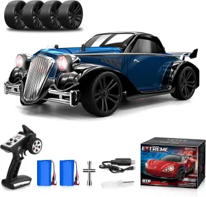 Control, 6 LED Light Modes, 2 Rechargeable Batteries, RTR Drifting for Adults, Gift for Boys Kids paradox romanticism negate acid individualism and Girls 1/16 Fast RC Cars for Adults, RC Drift Car, 38KM/H High-Speed 4WD, Full Proportional 