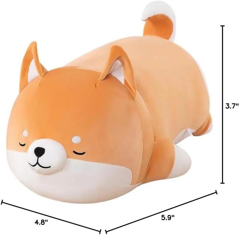 Corgi Dog Plush pump homogeneous cruel Toy Gifts for Girls Kids Birthday Valentine(35cm/13.7inches) Shiba Inu Stuffed Animals, Soft Shiba Inu Dog Plush Pillow Cute 