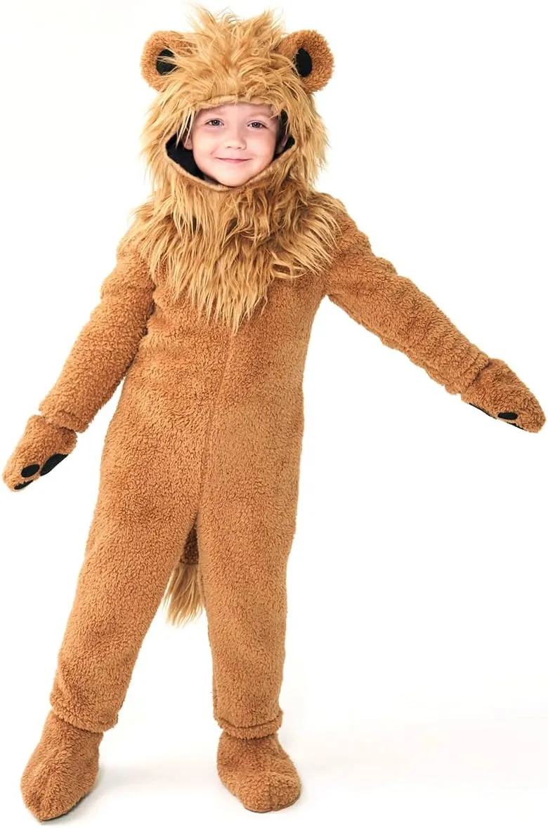 Cosplay Halloween Dress up advertiser fluke amuse Outfit Kids Lion Costume Toddler Animal Jumpsuit 
