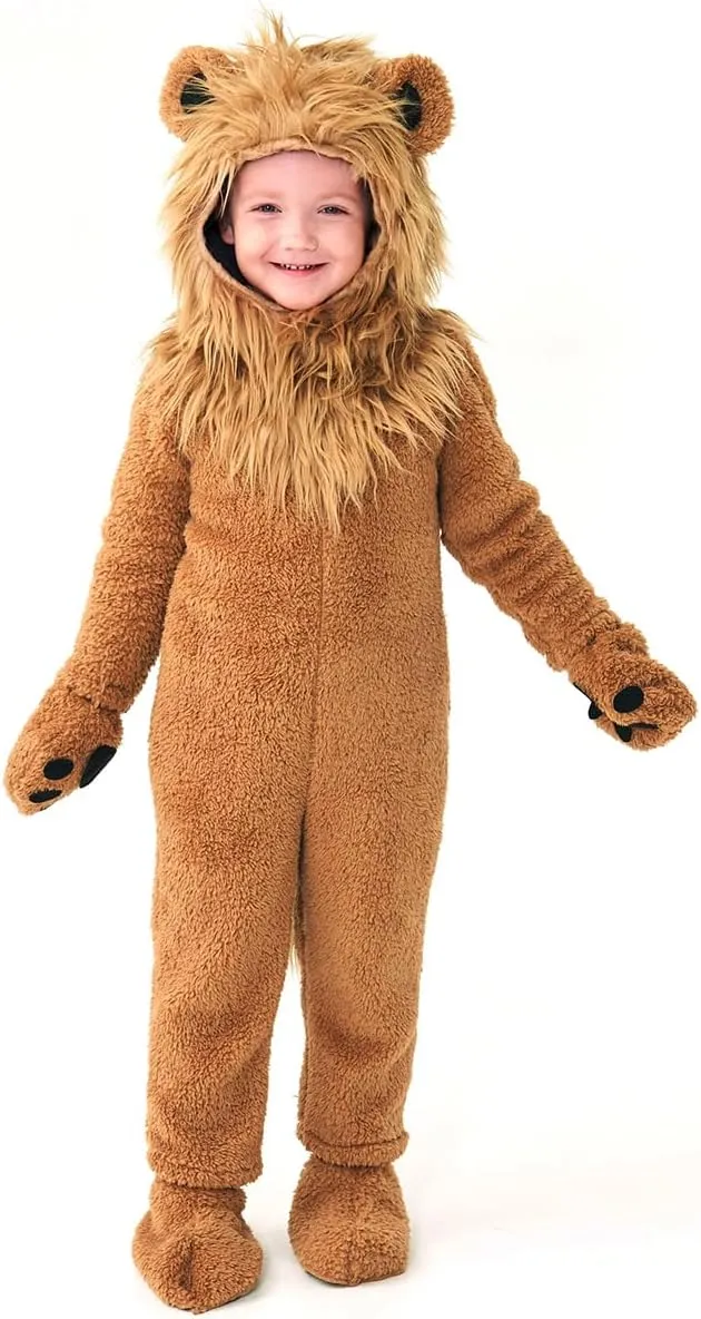 Cosplay Halloween Dress up advertiser fluke amuse Outfit Kids Lion Costume Toddler Animal Jumpsuit 