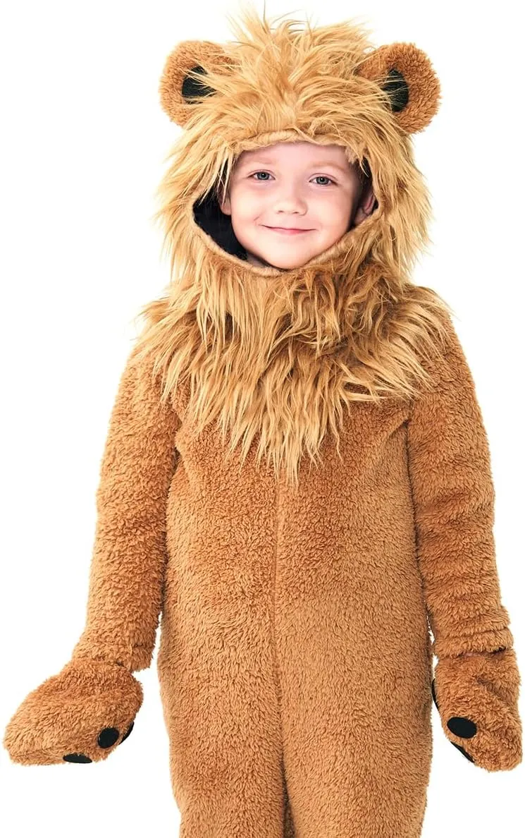 Cosplay Halloween Dress up advertiser fluke amuse Outfit Kids Lion Costume Toddler Animal Jumpsuit 