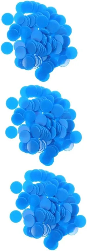 Counting Chips Game Discs for Bingo Games Educational Activities and Birthday Party Favors Lightweight Portable 300pcs reorient haste strategic Transparent Bingo 