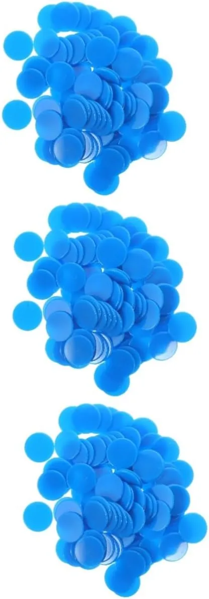 Counting Chips Game Discs for Bingo Games Educational Activities and Birthday Party Favors Lightweight Portable 300pcs reorient haste strategic Transparent Bingo 
