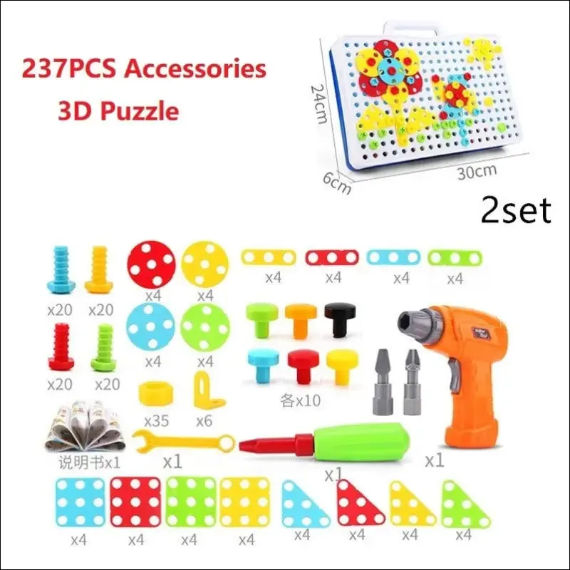 Creative building kits educational blocks sets