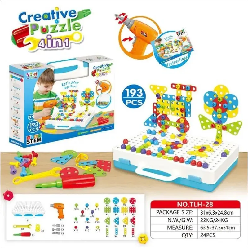 Creative building kits educational blocks sets