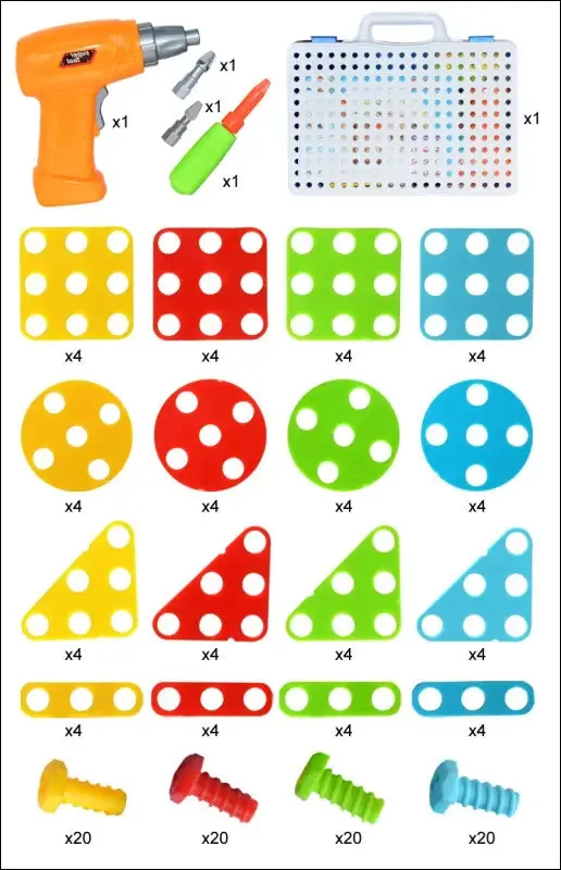 Creative building kits educational blocks sets