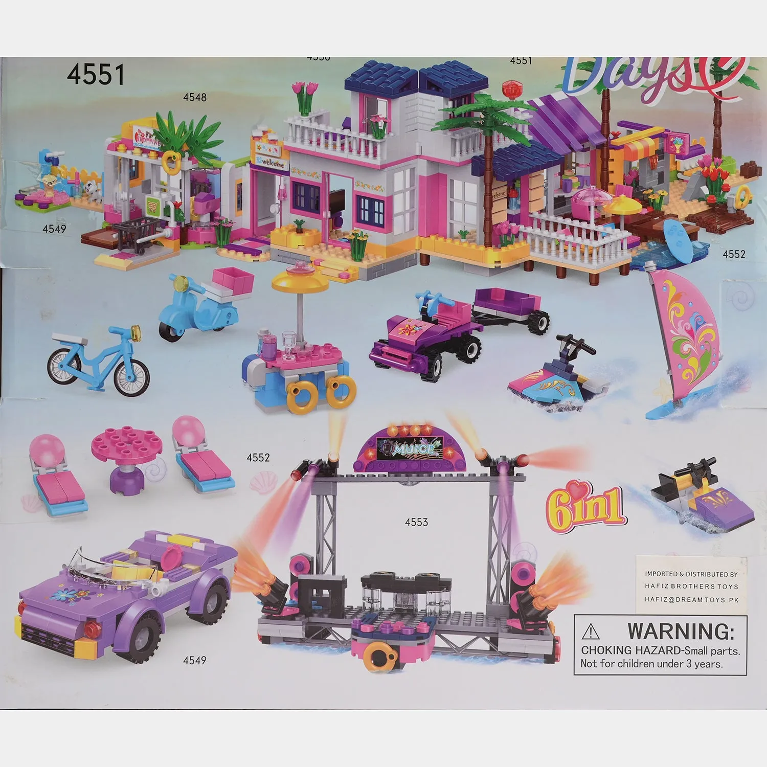 Creative Construction Building Blocks Set