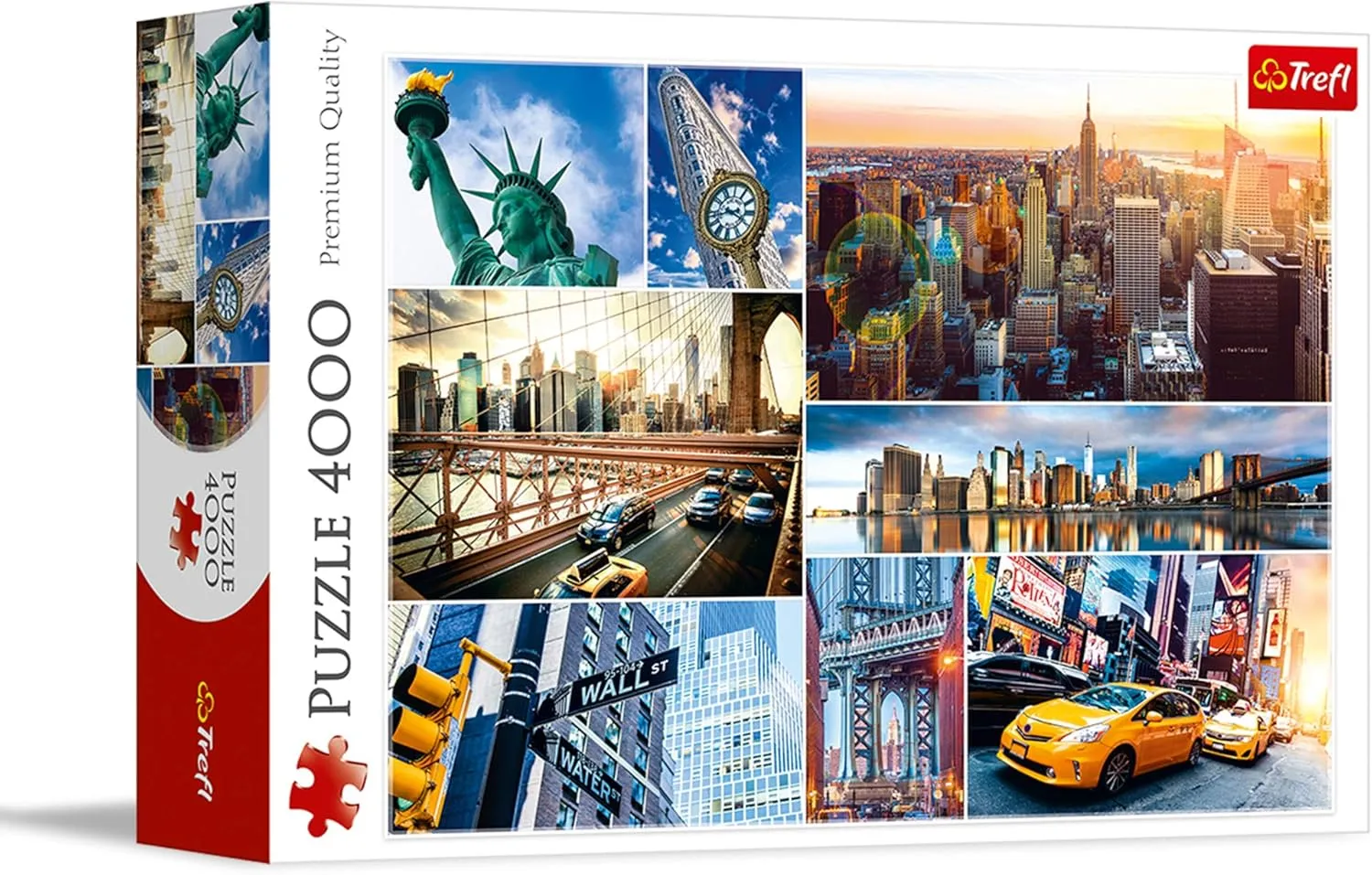 Creative Fun$ Classic Puzzle for Adults and Children from 15 Years postulate identification Old Trefl New York Collage 4000 Piece Jigsaw Puzzle Red 54"x38" Print$ DIY Puzzle$ 