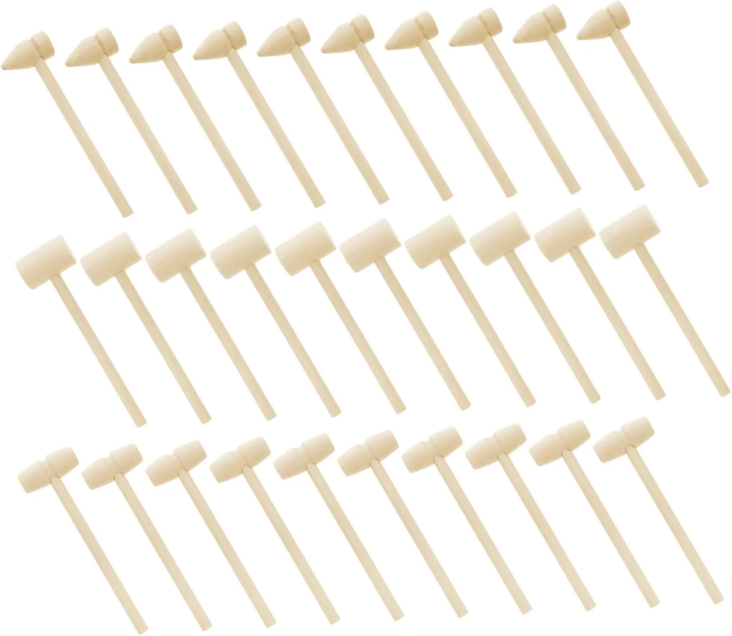 Creative Play and terrace archipelago Construction 30Pcs Mini Wooden Hammers Safe Polished Educational for Boys and Enhances Hand Eye Coordination Dexterity Cognitive Skills for 